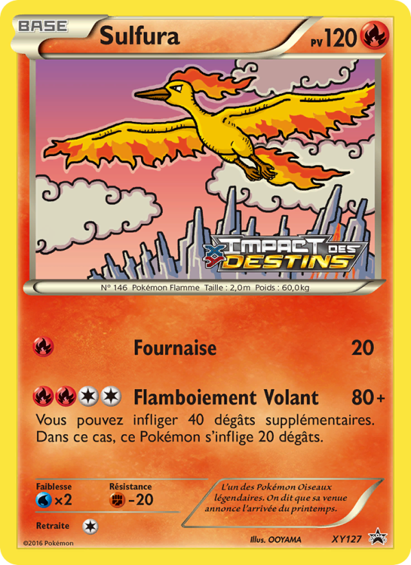 Sulfura XY127 — XY Promos (French Pokémon TCG card)