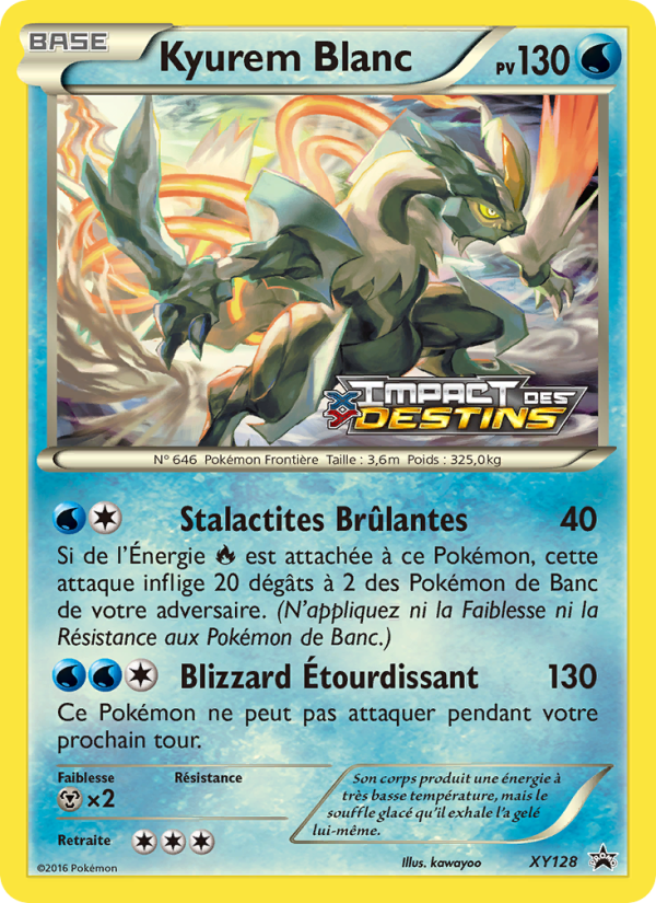 Kyurem Blanc XY128 — XY Promos (French Pokémon TCG card)