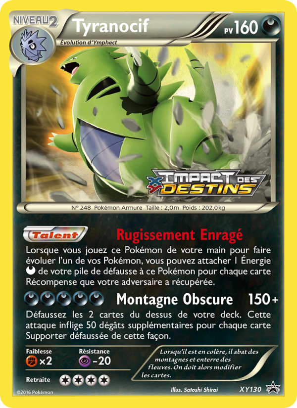 Tyranocif XY130 — XY Promos (French Pokémon TCG card)