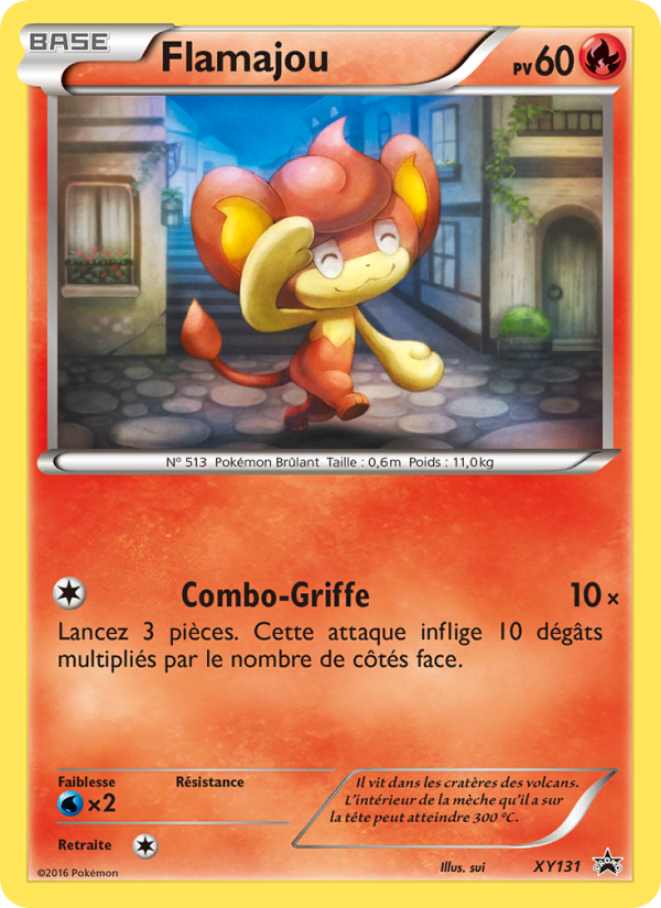 Flamajou XY131 — XY Promos (French Pokémon TCG card)