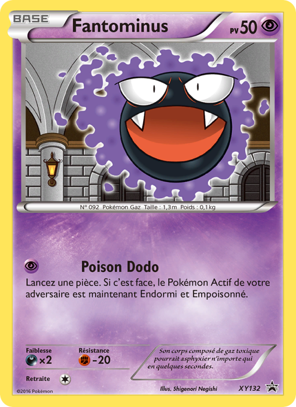 Fantominus XY132 — XY Promos (French Pokémon TCG card)