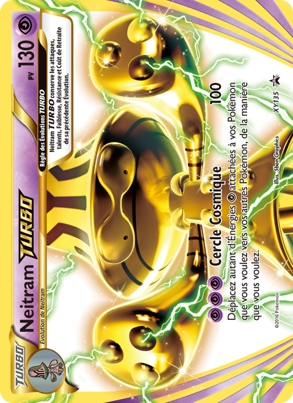 Neitram TURBO XY135 — XY Promos (French Pokémon TCG card)