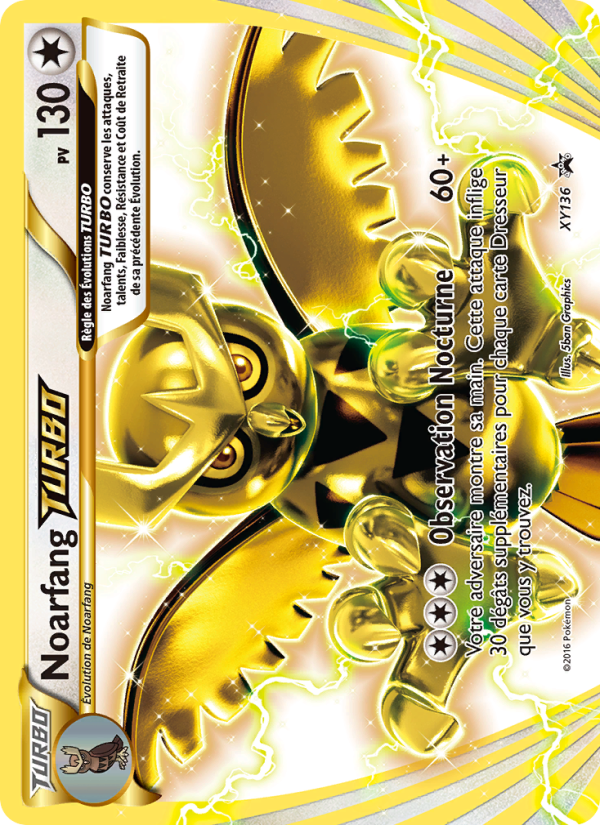 Noarfang TURBO XY136 — XY Promos (French Pokémon TCG card)