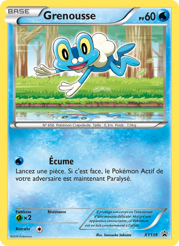 Grenousse XY138 — XY Promos (French Pokémon TCG card)