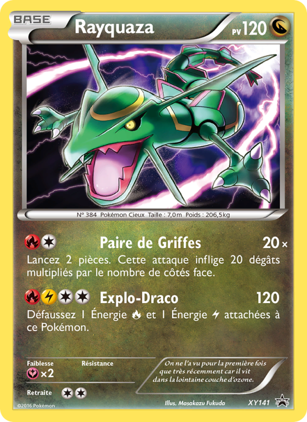 Rayquaza XY141 — XY Promos (French Pokémon TCG card)
