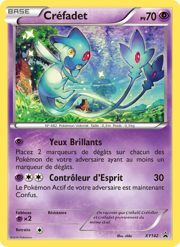 Créfadet XY142 — XY Promos (French Pokémon TCG card)