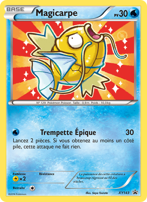Magicarpe XY143 — XY Promos (French Pokémon TCG card)