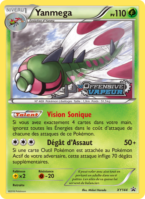 Yanmega XY144 — XY Promos (French Pokémon TCG card)