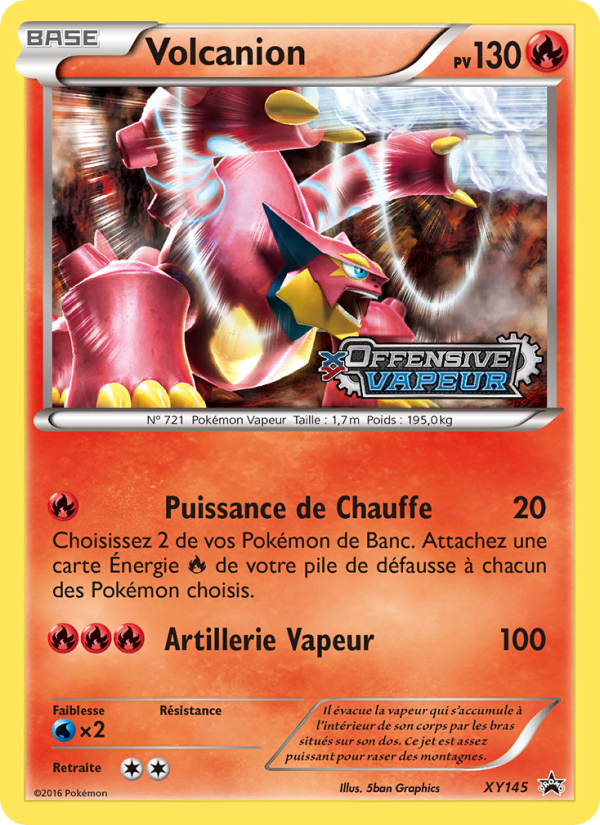 Volcanion XY145 — XY Promos (French Pokémon TCG card)