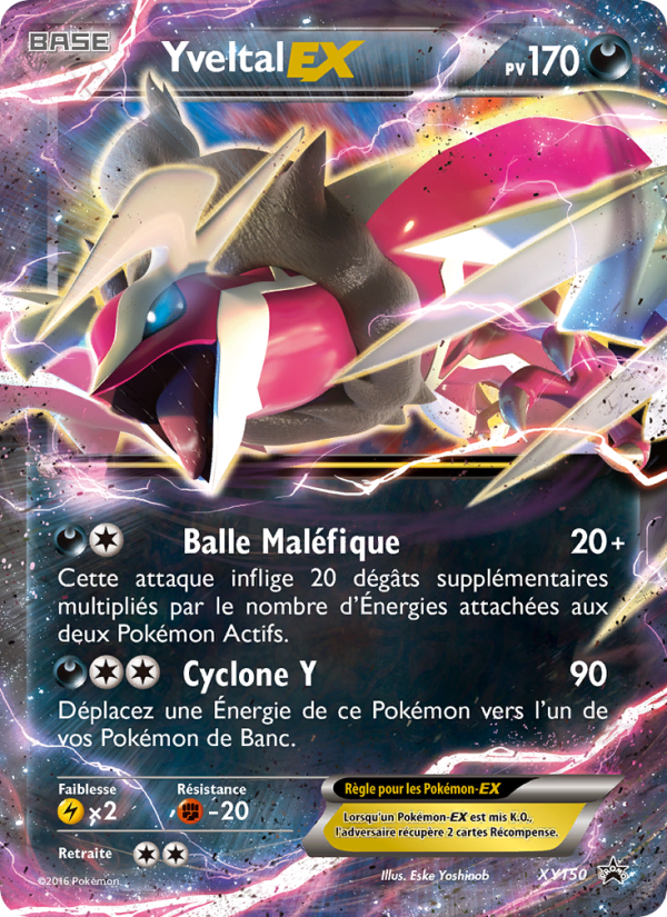 Yveltal EX XY150 — XY Promos (French Pokémon TCG card)