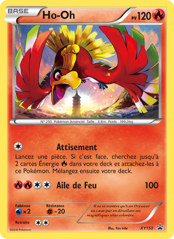 Ho-Oh XY153 — XY Promos (French Pokémon TCG card)