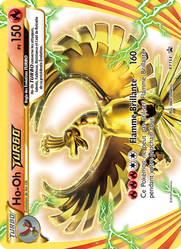 Ho-Oh TURBO XY154 — XY Promos (French Pokémon TCG card)