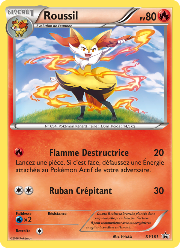 Roussil XY161 — XY Promos (French Pokémon TCG card)