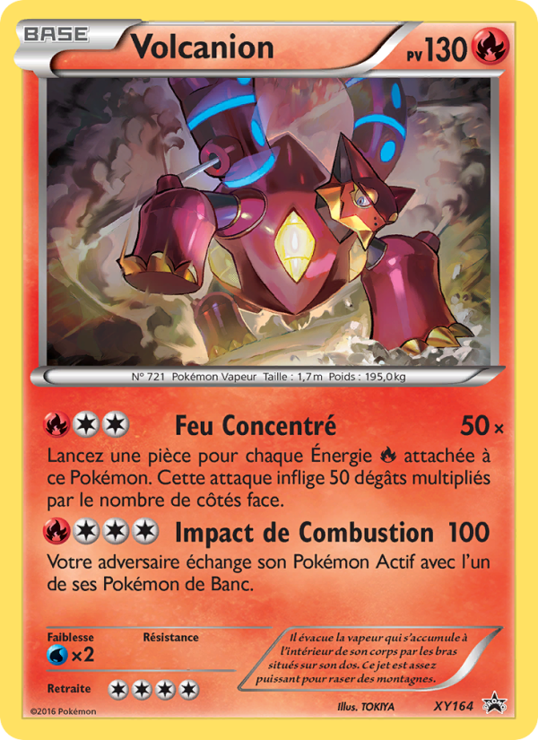 Volcanion XY164 — XY Promos (French Pokémon TCG card)