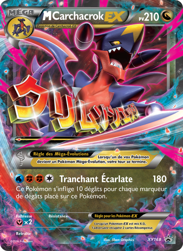 M-Carchacrok-EX XY168 — XY Promos (French Pokémon TCG card)