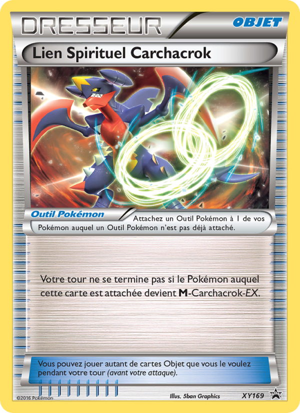 Lien Spirituel Carchacrok XY169 — XY Promos (French Pokémon TCG card)