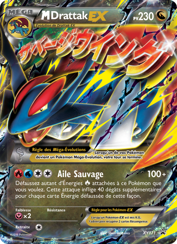 M-Drattak-EX XY171 — XY Promos (French Pokémon TCG card)