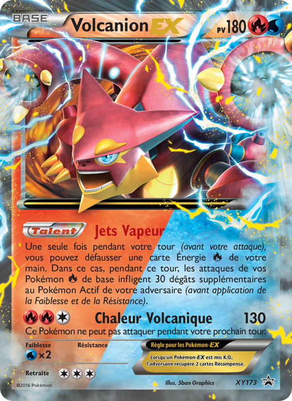Volcanion-EX XY173 — XY Promos (French Pokémon TCG card)