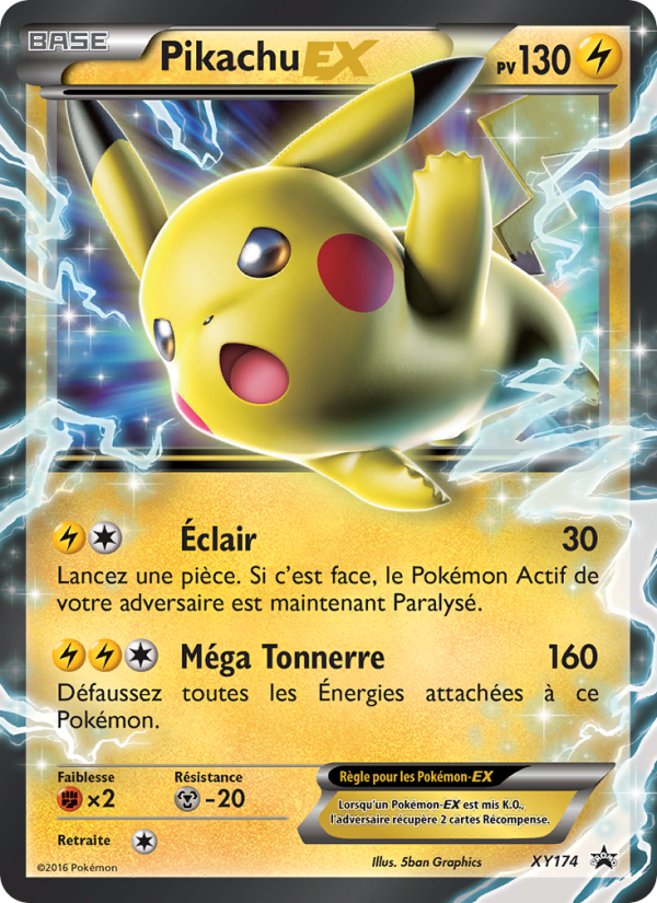 Pikachu-EX XY174 — XY Promos (French Pokémon TCG card)
