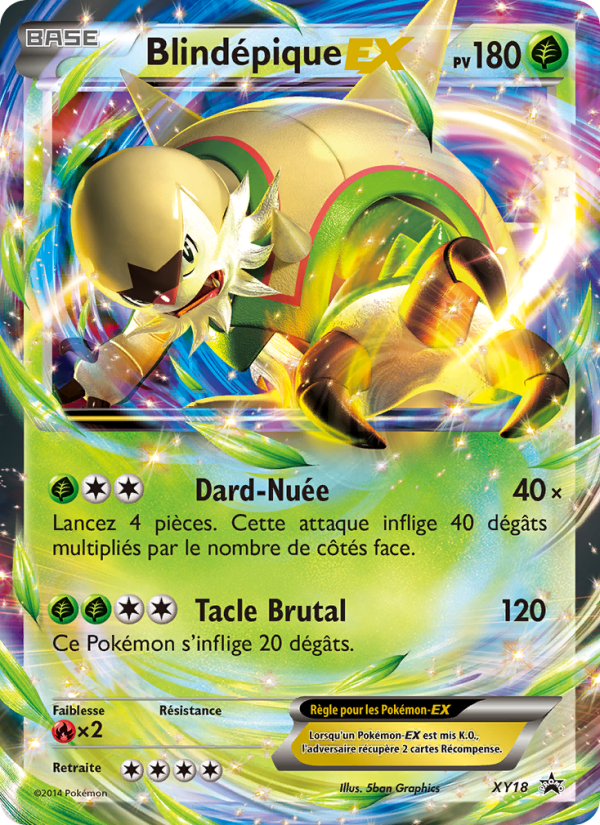 Blindépique EX XY18 — XY Promos (French Pokémon TCG card)