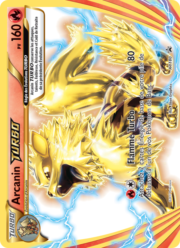 Arcanin TURBO XY180 — XY Promos (French Pokémon TCG card)