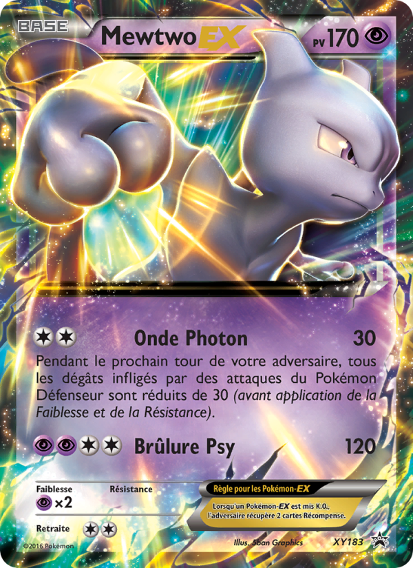 Mewtwo-EX XY183 — XY Promos (French Pokémon TCG card)
