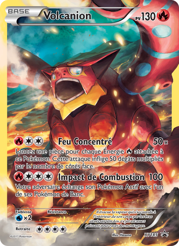 Volcanion XY185 — XY Promos (French Pokémon TCG card)