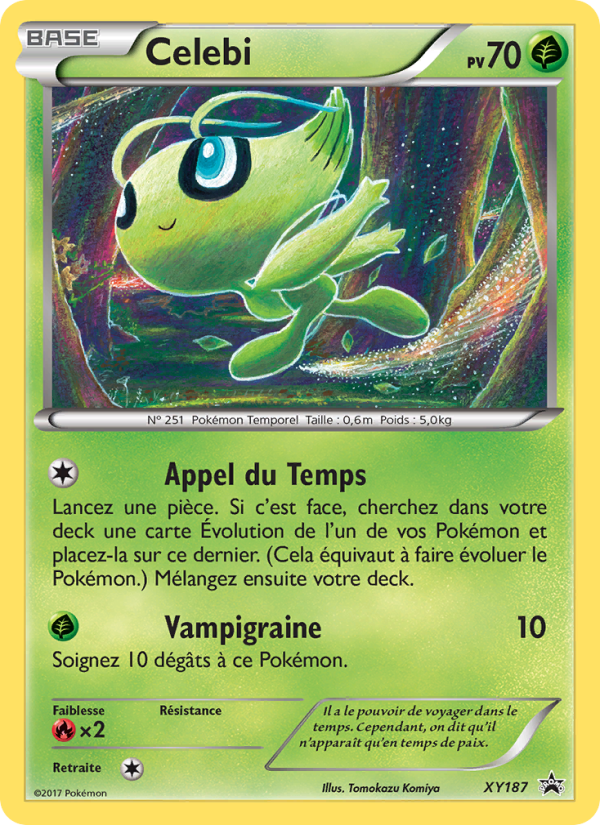 Celebi XY187 — XY Promos (French Pokémon TCG card)