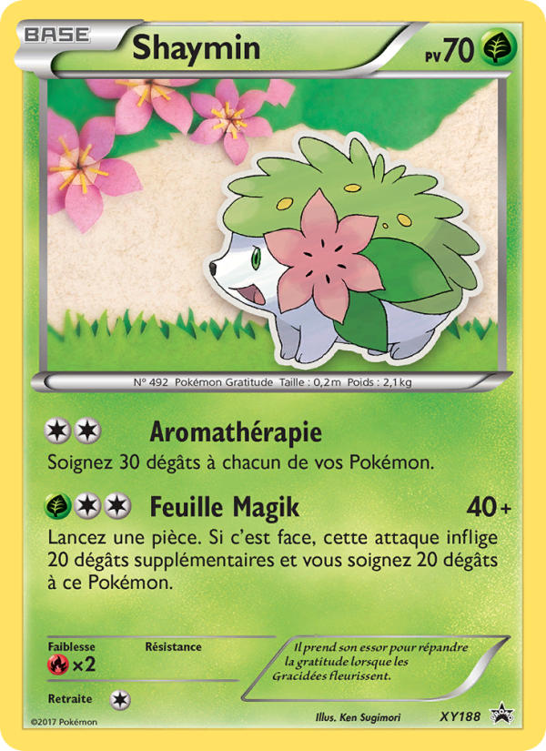 Shaymin XY188 — XY Promos (French Pokémon TCG card)
