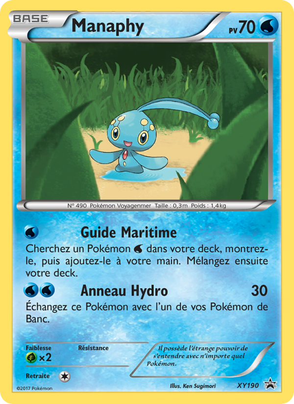 Manaphy XY190 — XY Promos (French Pokémon TCG card)