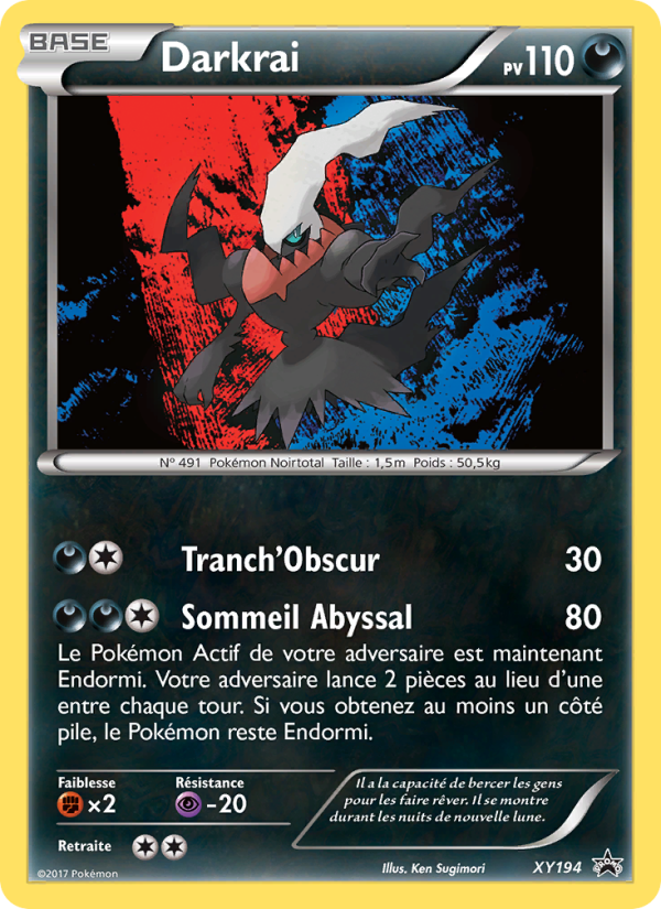 Darkrai XY194 — XY Promos (French Pokémon TCG card)
