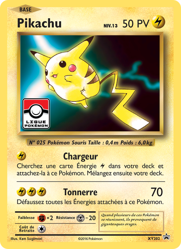 Pikachu XY202 — XY Promos (French Pokémon TCG card)