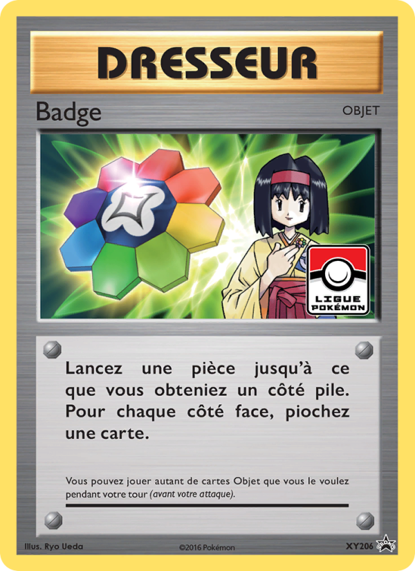 Badge XY206 — XY Promos (French Pokémon TCG card)