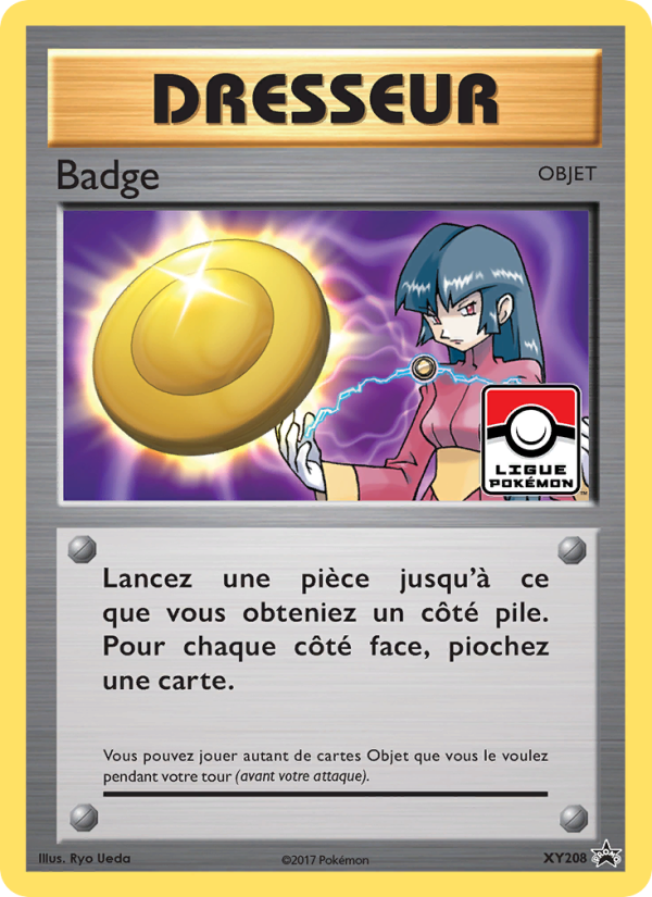 Badge XY208 — XY Promos (French Pokémon TCG card)