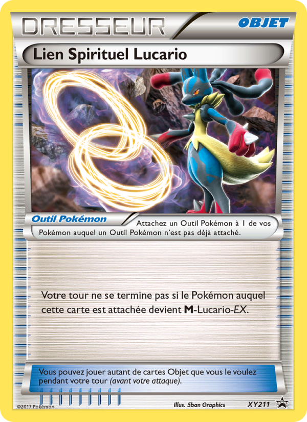 Lien Spirituel Lucario XY211 — XY Promos (French Pokémon TCG card)