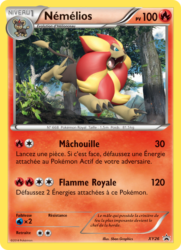 Némélios XY26 — XY Promos (French Pokémon TCG card)