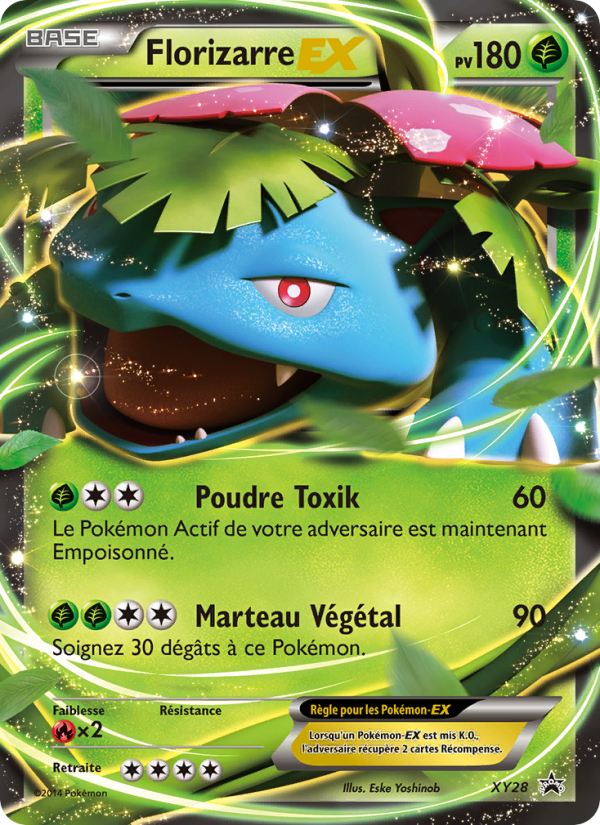 Florizarre EX XY28 — XY Promos (French Pokémon TCG card)