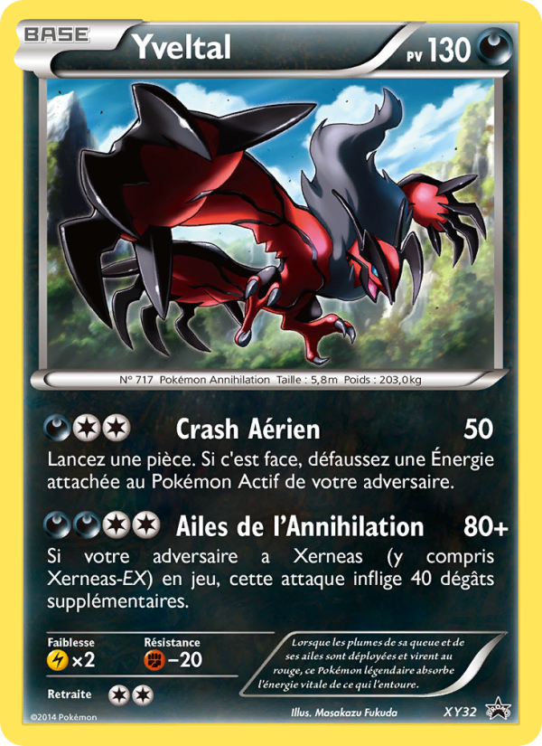 Yveltal XY32 — XY Promos (French Pokémon TCG card)