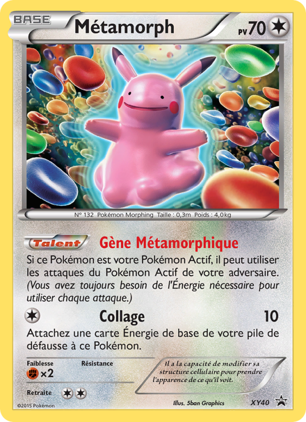 Métamorph XY40 — XY Promos (French Pokémon TCG card)