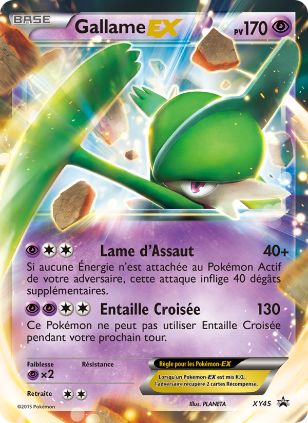 Gallame EX XY45 — XY Promos (French Pokémon TCG card)