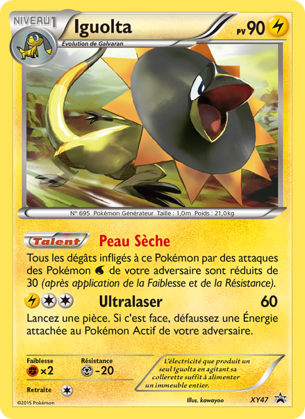 Iguolta XY47 — XY Promos (French Pokémon TCG card)