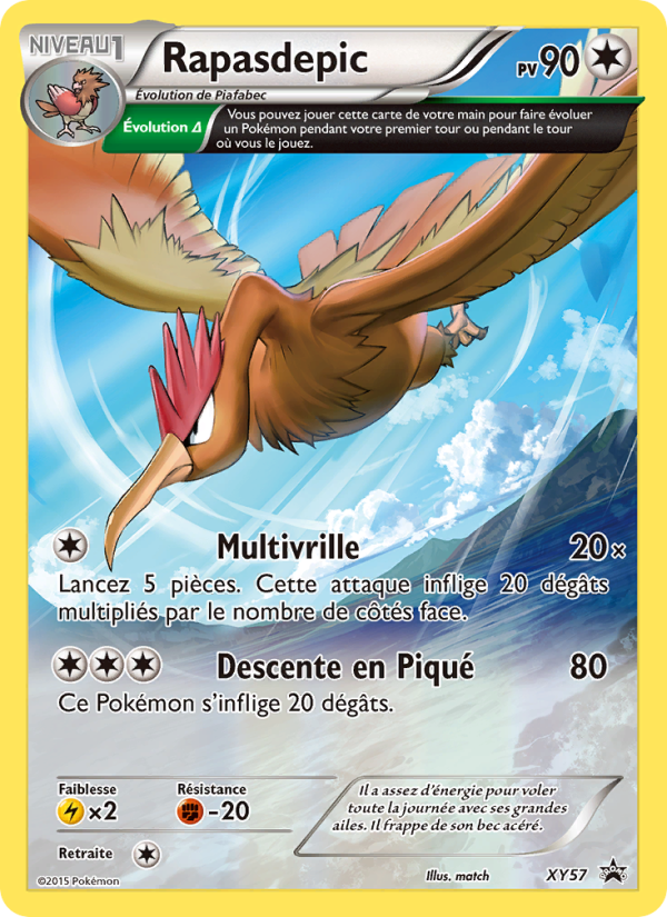 Rapasdepic XY57 — XY Promos (French Pokémon TCG card)