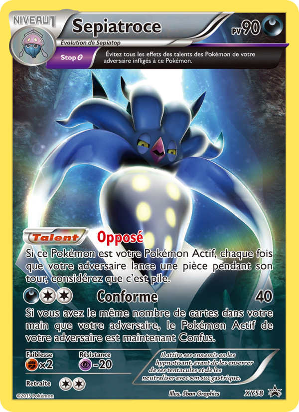 Sepiatroce XY58 — XY Promos (French Pokémon TCG card)