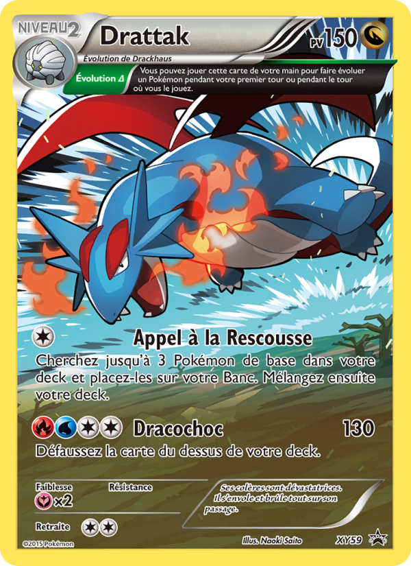 Drattak XY59 — XY Promos (French Pokémon TCG card)