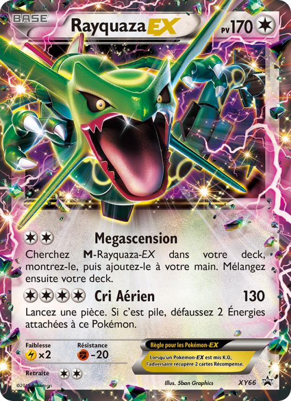 Rayquaza EX XY66 — XY Promos (French Pokémon TCG card)