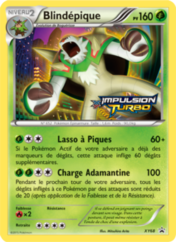Blindépique XY68 — XY Promos (French Pokémon TCG card)