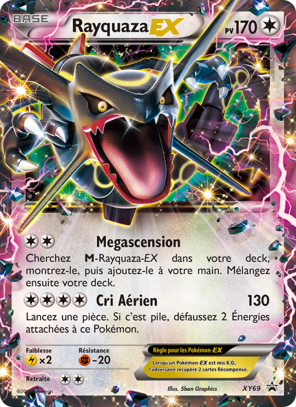 Rayquaza EX XY69 — XY Promos (French Pokémon TCG card)