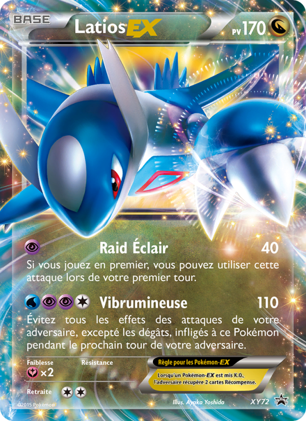 Latios EX XY72 — XY Promos (French Pokémon TCG card)