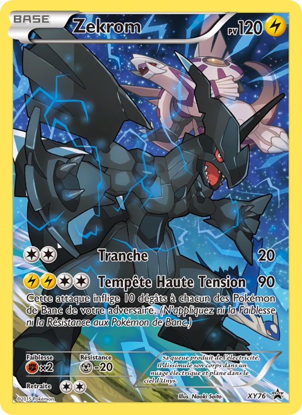 Zekrom XY76 — XY Promos (French Pokémon TCG card)
