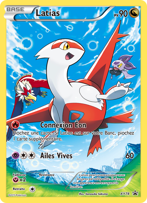 Latias XY78 — XY Promos (French Pokémon TCG card)